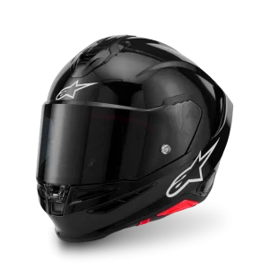 Alpinestars S-R7 Solid Helmet ECE06/DOT - Black Glossy