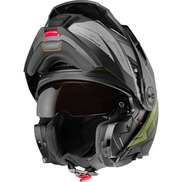 SCHUBERTH E2 DOT Graphic Explorer Green - Image 3