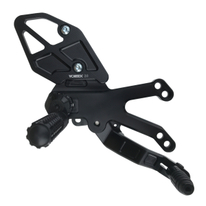 Vortex Adjustable Rearsets Black - RS628K - 2015-2024 Yam R3